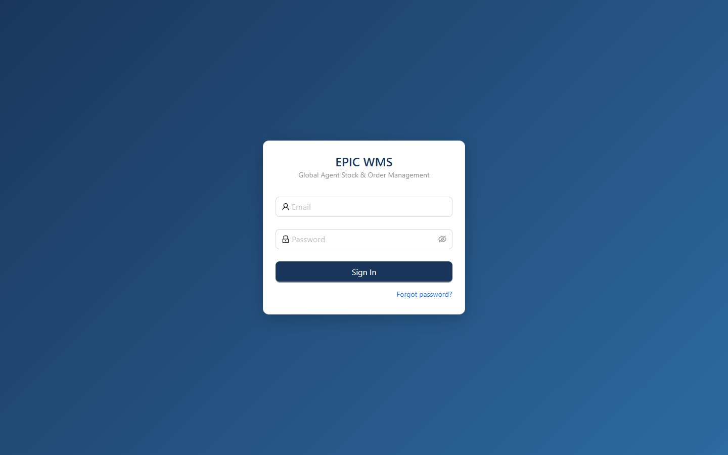หน้า Login พร้อมรองรับ Multi-language