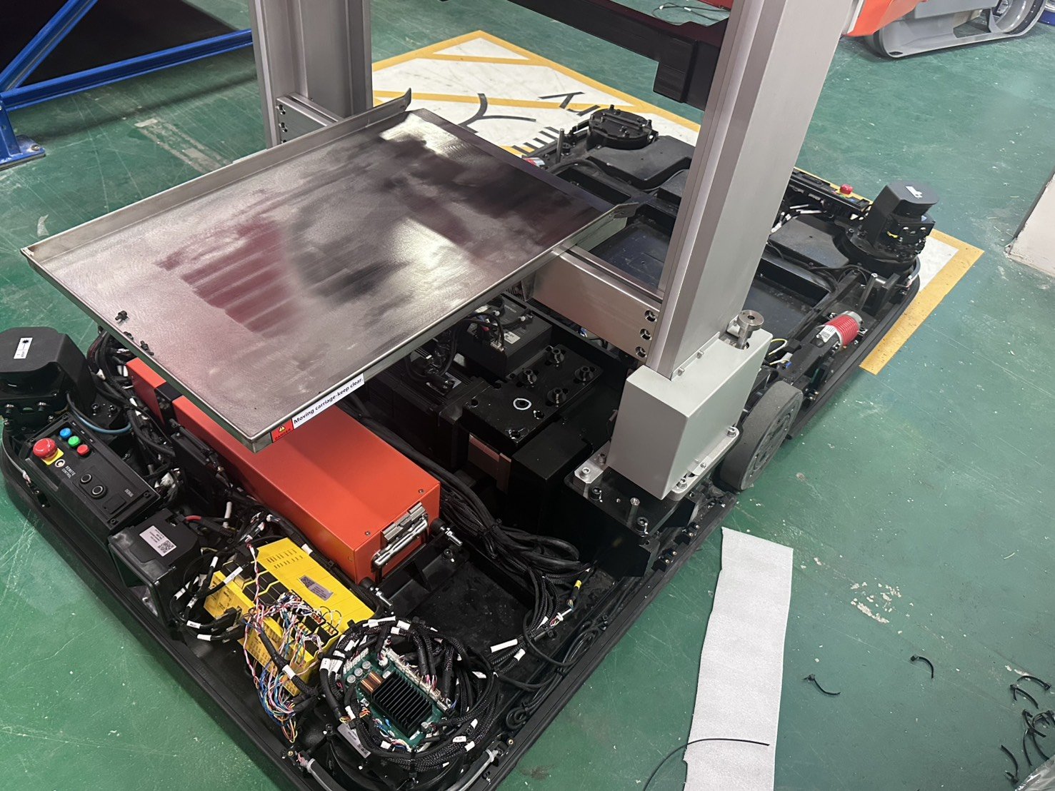 รายละเอียดทางเทคนิคของ AGV — drive system, battery, control board